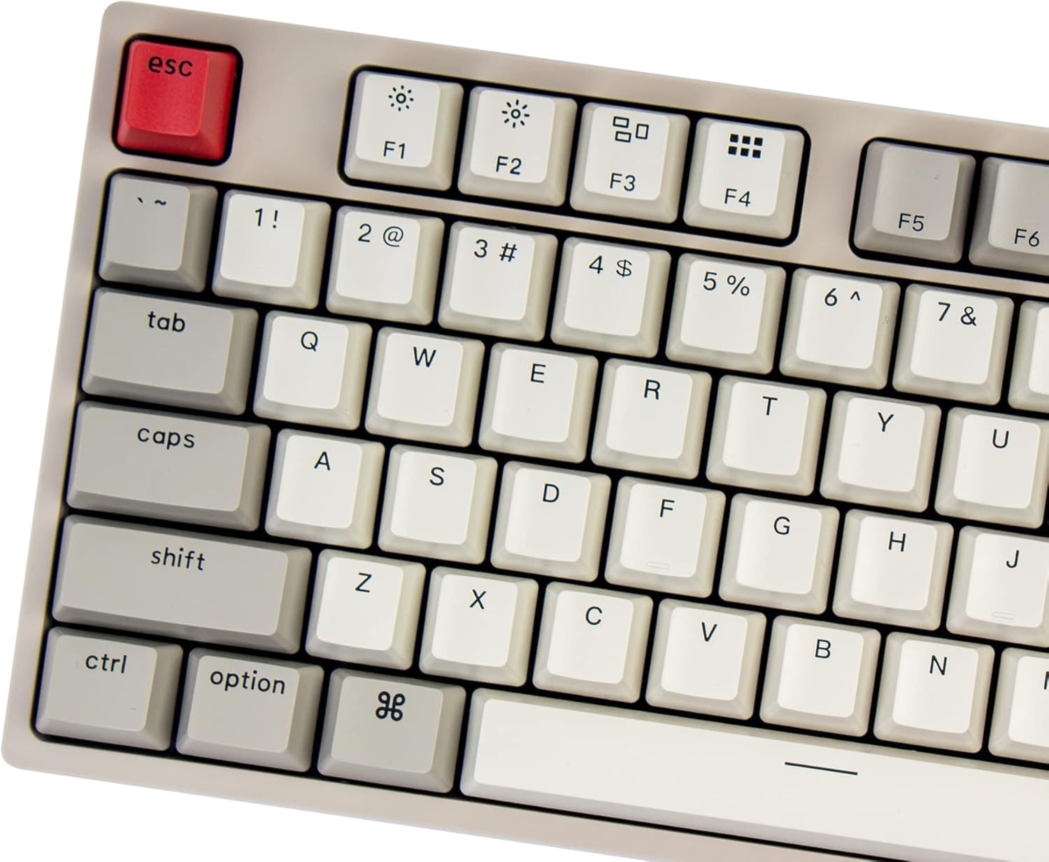 Aerion MK1 keyboard — detail shot